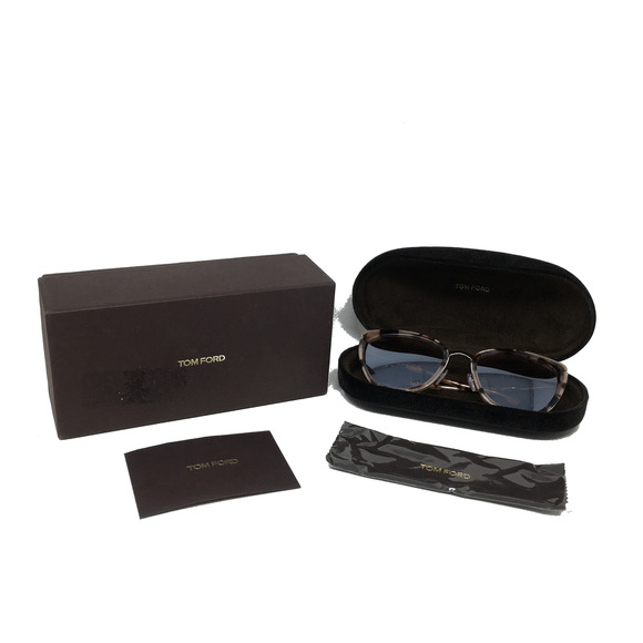 Women\'s Tom Ford Simona TF717 55G 57-20-140 *2 Sunglasses, Dark Havana Silver main image 15